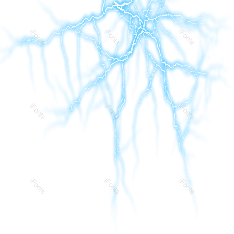 元素图片,立体元素,自然PNG,闪电免抠素材